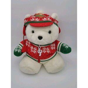 1992 Santa Bear Christmas Collectible Dayton Hudson Holiday Plush Bear Fast Ship